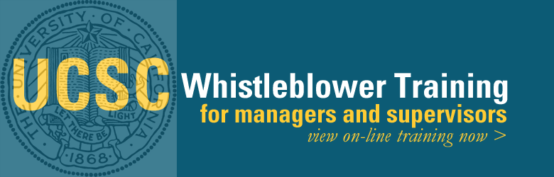 Whistleblower training for managers and supervisors